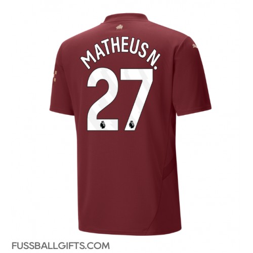 Manchester City Matheus Nunes #27 Fußballbekleidung 3rd trikot 2024-25 Kurzarm